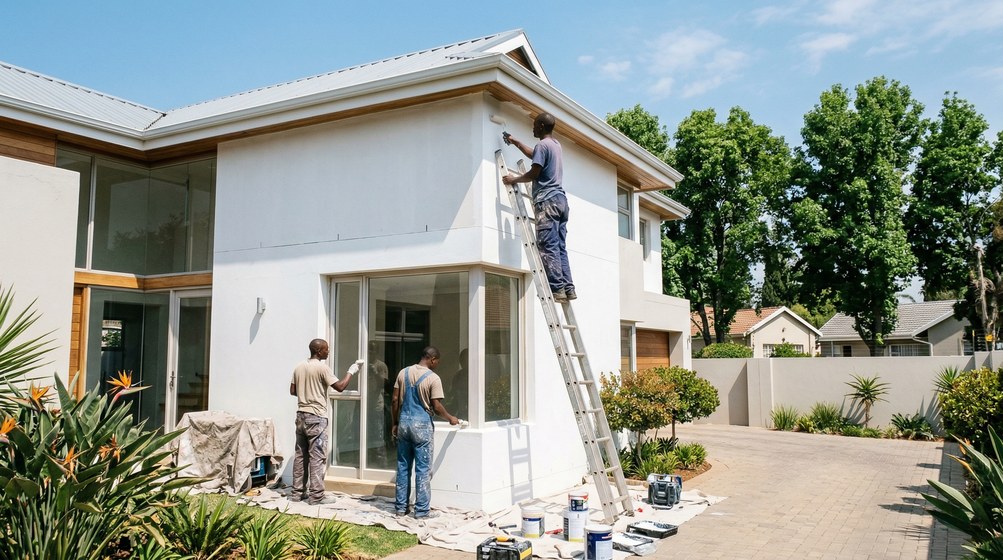 Professional painters working in Wilderness, Cape Town Garden Route